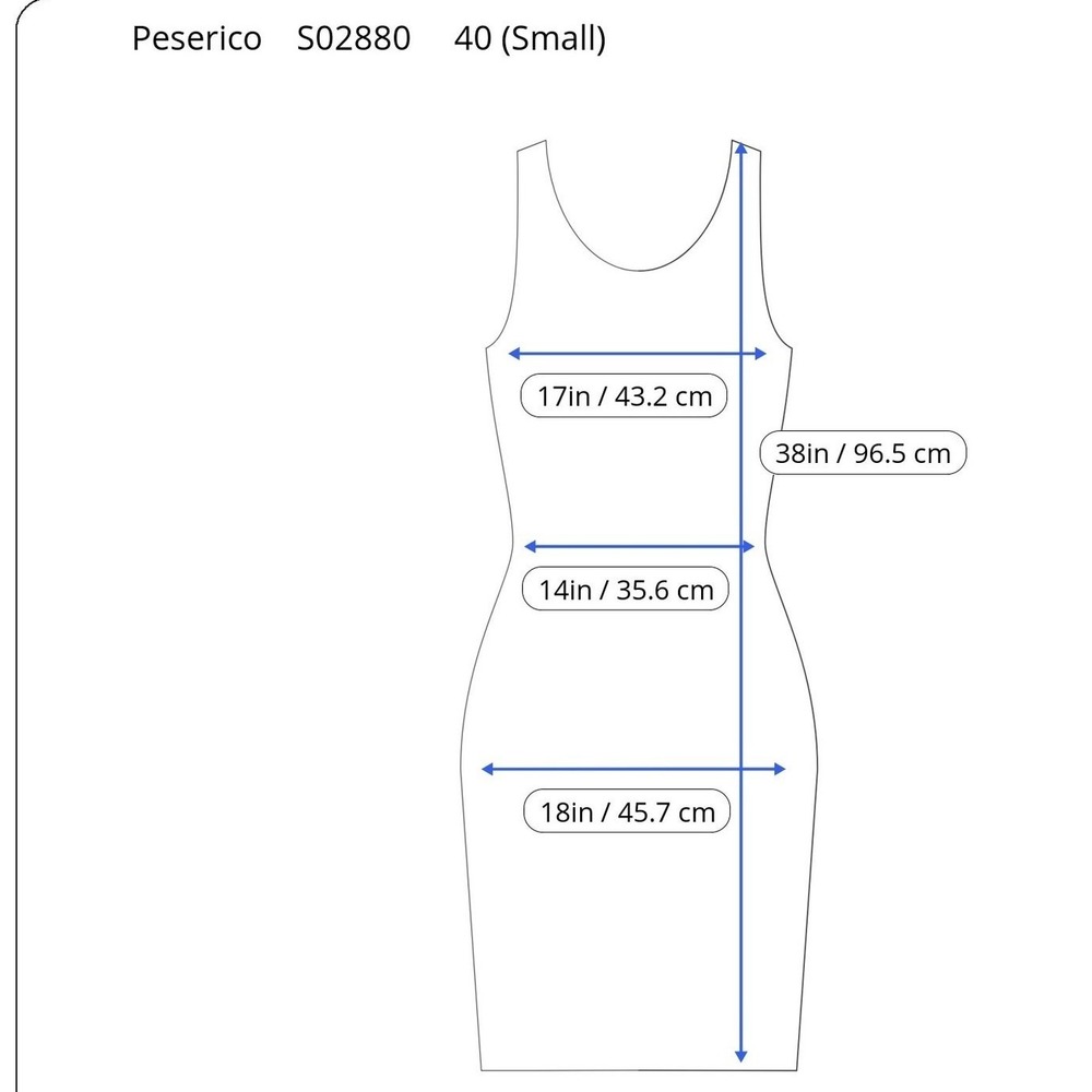 Peserico Luxury Italian White Blue Drape Cowl Neck Dress S Spring Wedding Guest - Picture 7 of 7